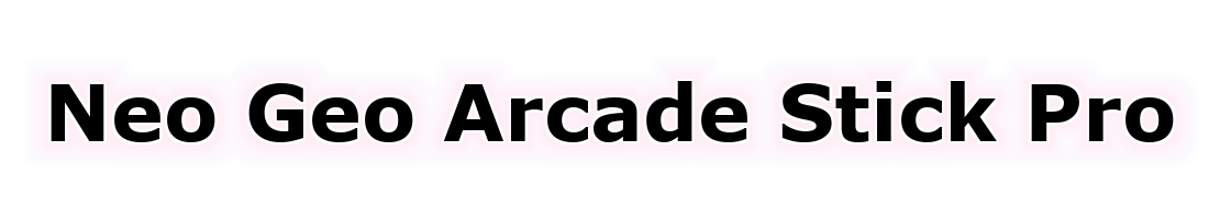 Neo Geo Arcade Stick Pro